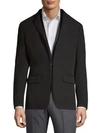 GIVENCHY Double-Layer Wool Blazer,0400097551647
