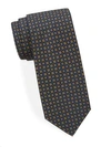 BRIONI Geometric Silk Tie,0400097580362