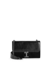 HALSTON HERITAGE Convertible Leather Box Clutch,0400097490104