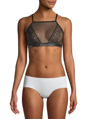 calvin klein high neck bralette