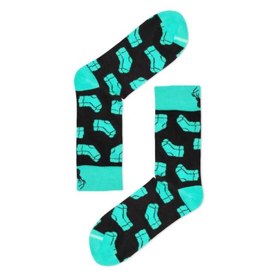 Aloha From Deer Men's Inception Cotton Socks In Blue