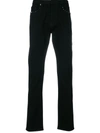 Valentino Dark-wash Slim-fit Jeans In Black