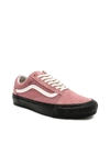 Vans Og Old Skool Lx Sneakers In Ash Rose & Black