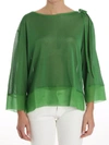 ALBERTA FERRETTI SILK AND VISCOSE SWEATER,10533092