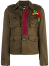DSQUARED2 DSQUARED2 '50S SCOUT JACKET - GREEN,S72AM0640S4179412491366