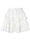 WANDERING ruffle tulle skirt,WGS1830812752161