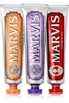 MARVIS CINNAMON MINT, JASMIN MINT AND GINGER MINT TOOTHPASTE, 3 X 75ML - ONE SIZE