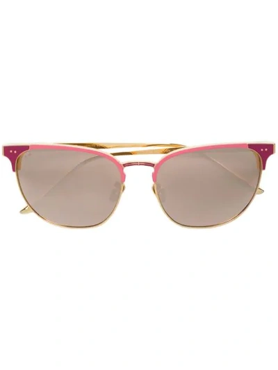 Leisure Society Montecarlo钛金属太阳眼镜 In Pink & Purple