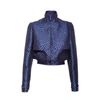JIRI KALFAR Blue Brocade Jacket
