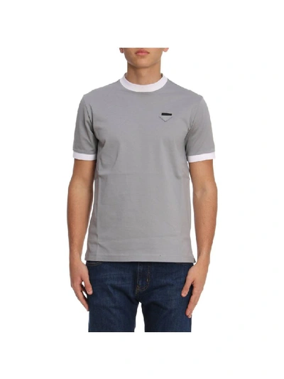Prada T-shirt T-shirt Men  In Grey
