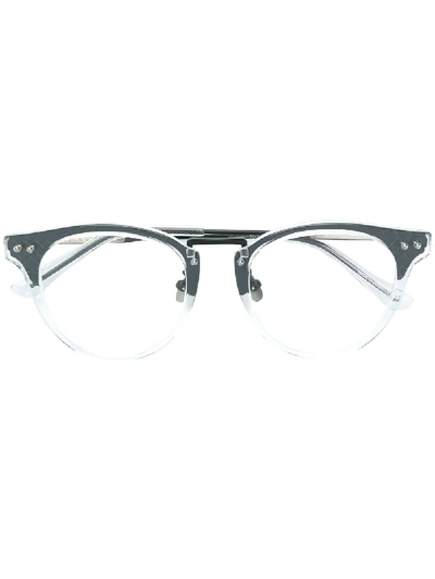 Bottega Veneta Eyewear Cat Eye Glasses - Black