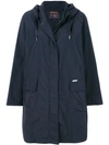 WOOLRICH WOOLRICH HOODED PARKA - BLUE,WWCPS2581NY0512749446