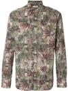 AL DUCA D'AOSTA leaf printed shirt,TQDXJK12758056