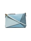 Loewe Blue Puzzle Leather Cross Body Bag