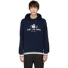 Dolce & Gabbana Dolce And Gabbana Blue Logo Hoodie