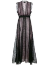 GIAMBATTISTA VALLI V-neck lace gown,GVPS18514BIS12761468