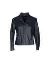 ARMANI JEANS Leather jacket,41787317SR 4