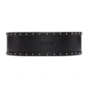 BALMAIN Black High Waist Signature Belt ,129815 385P