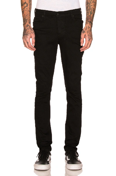 Ksubi Wolfgang Static Embroidered Jeans In Black