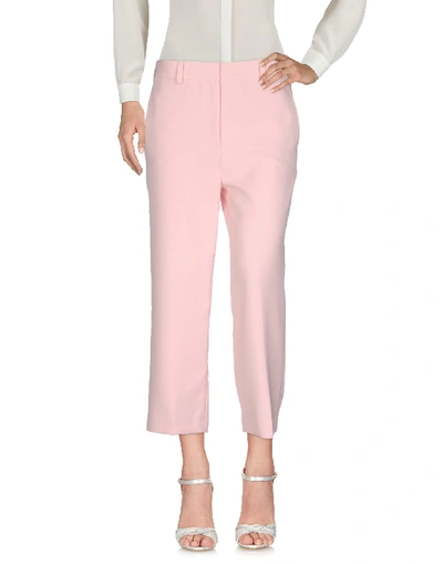 Atos Lombardini Cropped Trousers & Culottes In Pink