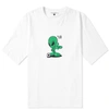 Gosha Rubchinskiy White Printed Alien T-shirt In White