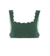 Marysia Palm Springs Scalloped Bikini Top In Female