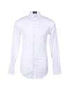 Emporio Armani Solid Color Shirt In White