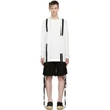 D.GNAK BY KANG.D D.GNAK BY KANG.D SSENSE EXCLUSIVE WHITE THREE STRAPS T-SHIRT,K7563