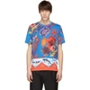 PAUL SMITH PAUL SMITH BLUE HAWAIIAN T-SHIRT,PUXC697PP0261