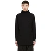 D.GNAK BY KANG.D D.GNAK BY KANG.D BLACK HIGH STAND RAGLAN TURTLENECK,K8564