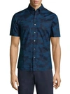 MICHAEL KORS Short-Sleeve Camo-Print Shirt