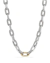 DAVID YURMAN MADISON CHAIN LARGE LINK NECKLACE WITH 18K GOLD, 20",PROD209610011