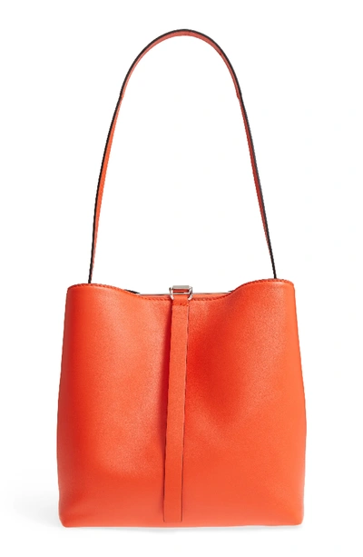 Proenza Schouler Frame Leather Shoulder Bag - Orange In Black