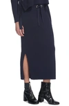 WHISTLES DRAWSTRING KNIT MIDI SKIRT,27069