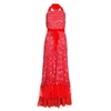 JIRI KALFAR Red Sequin Dress