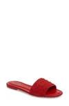 Tod's Gommini Slide Sandal In Red