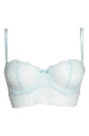 Passionata By Chantelle Blossom Underwire Bustier Bra In Peppermint