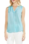 VINCE CAMUTO RUMPLED SATIN BLOUSE,9128041