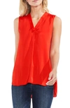 VINCE CAMUTO RUMPLED SATIN BLOUSE,9128041