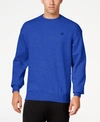 Champion Men's Powerblend Fleece Sweatshirt In Surf The Web