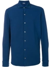 Drumohr Long Sleeves Shirt In Blue