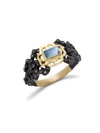 ARMENTA Diamond and Gemstone 18K Gold Ring,0400097283496