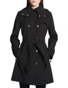 CALVIN KLEIN Classic Hooded Trench Coat,0400097211176