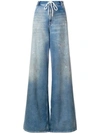 MM6 MAISON MARGIELA MM6 MAISON MARGIELA JEANS MIT WEITEM BEIN - BLAU,S32LA0154S3046012759790