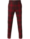 VALENTINO Tartan Straight Leg Trousers