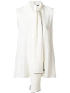 ALEXANDER MCQUEEN sleeveless blouse,496955QKB0712759580