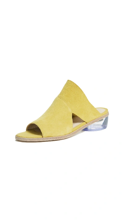 Ld Tuttle The Stare Block Heel Sandals In Sulphur