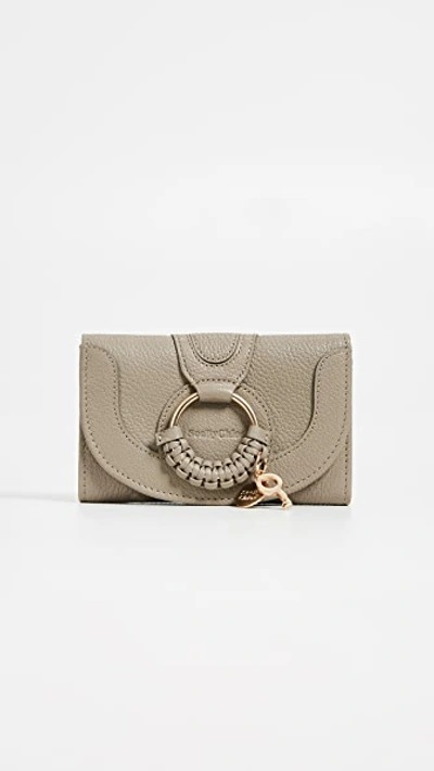 See By Chloé Hana Small Wallet In Motty Grey