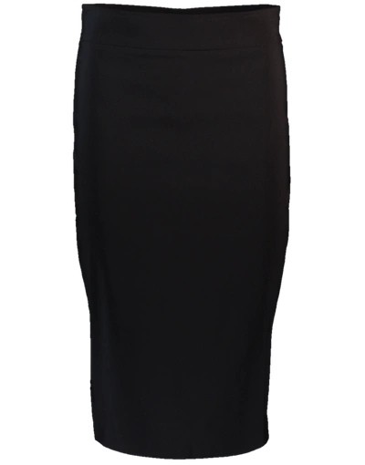 Avenue Montaigne Black Pull-on Pencil Skirt