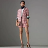BURBERRY Painted Check Cotton Shirt,40724421